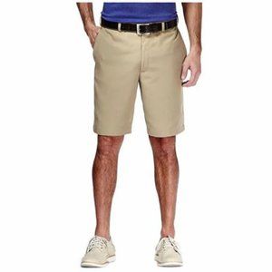 Haggar Clothing Man's Tan Bermuda Shorts 32